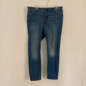 LC Lauren Conrad Blue Ankle Jeans